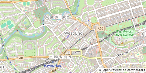 Map of Edinburgh, Midlothian
