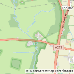 Map of West Grinstead, West Sussex