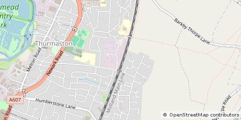 Map of Leicester