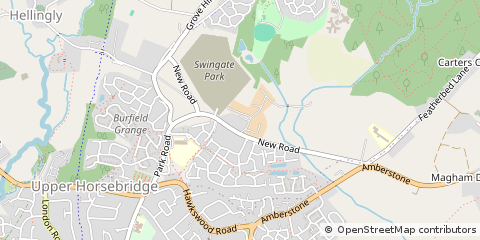 Map of Hailsham, East Sussex