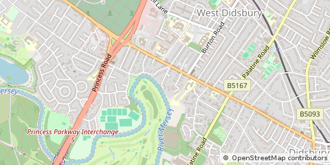 Map of Manchester