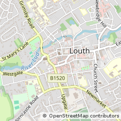 Map of Louth, Lincolnshire