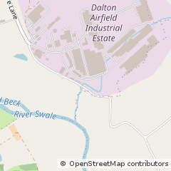 Map of Dalton NR Thirsk, North Yorkshire