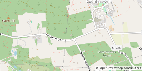 Map of Aberdeen, Aberdeenshire