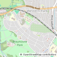 Map of Leicester