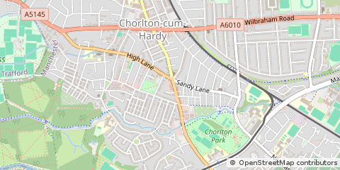 Map of Manchester