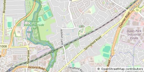 Map of Chelmsford