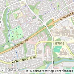 Map of Livingston, West Lothian