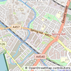 Map of Birmingham, West Midlands