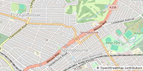 Map of Bournemouth