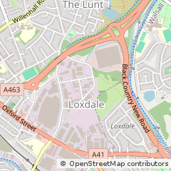 Map of Wolverhampton, West Midlands