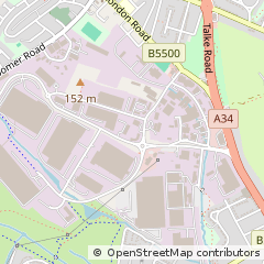 Map of Newcastle Under Lyme, Staffordshire