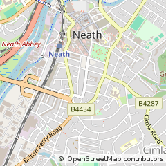 Map of Neath