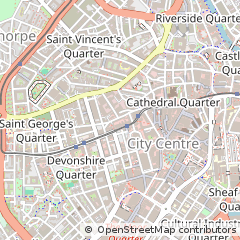 Map of Sheffield