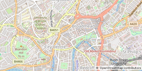 Map of Bristol