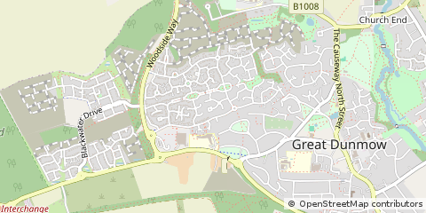 Map of Dunmow