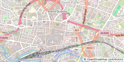 Map of Leeds