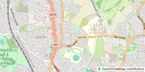 Map of Wakefield