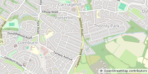 Map of Paisley, Renfrewshire