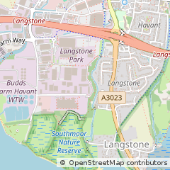 Map of Havant, Hants