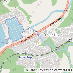 Map of Greenock, Renfrewshire