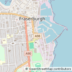 Map of Fraserburgh, Aberdeenshire