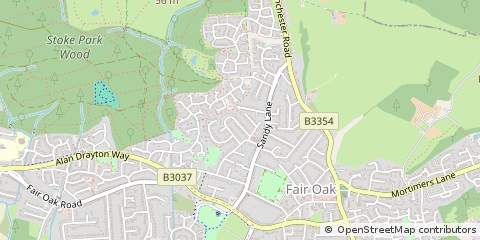 Map of Eastleigh, Hampshire