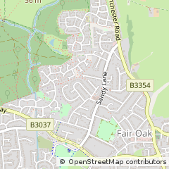 Map of Eastleigh, Hampshire