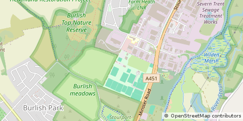 Map of Kidderminster