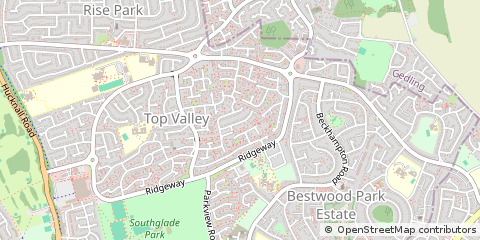 Map of Nottingham