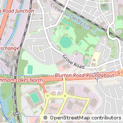 Map of Stoke on Trent, Staffordshire