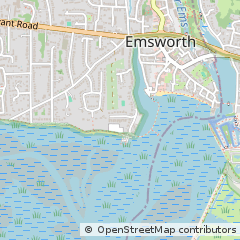 Map of Emsworth, Surrey