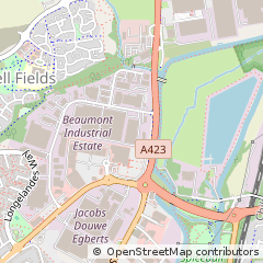 Map of Banbury, Oxfordshire