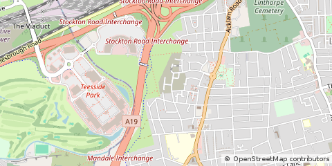 Map of Middlesbrough