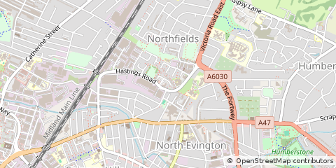 Map of Leicester