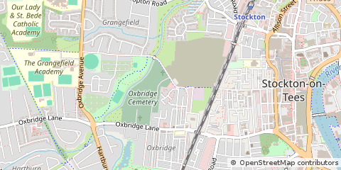 Map of Stockton on Tees