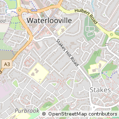 Map of Waterlooville
