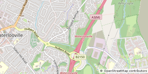 Map of Waterlooville