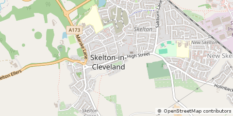 Map of Saltburn-by-the-SEA