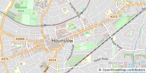 Map of Hounslow