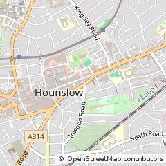 Map of Hounslow