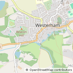 Map of Westerham, Kent