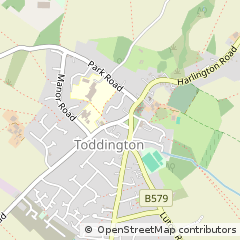 Map of 38 Market Square Toddington, Bedfordshire