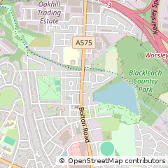 Map of Manchester, Derbyshire