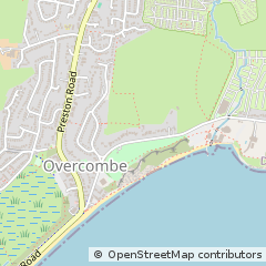 Map of Weymouth, Dorset