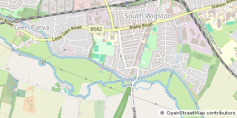 Map of Wigston