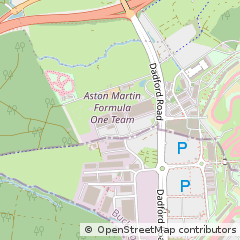 Map of Silverstone, Northants