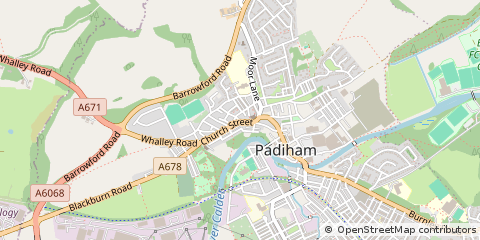 Map of Burnley