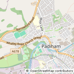 Map of Burnley