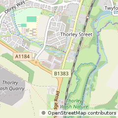 Map of Bishops Stortford, Hertfordshire